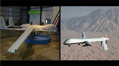 Drones de fabricación iraní Maniobras militares de Irán contra eventual ataque de Daesh